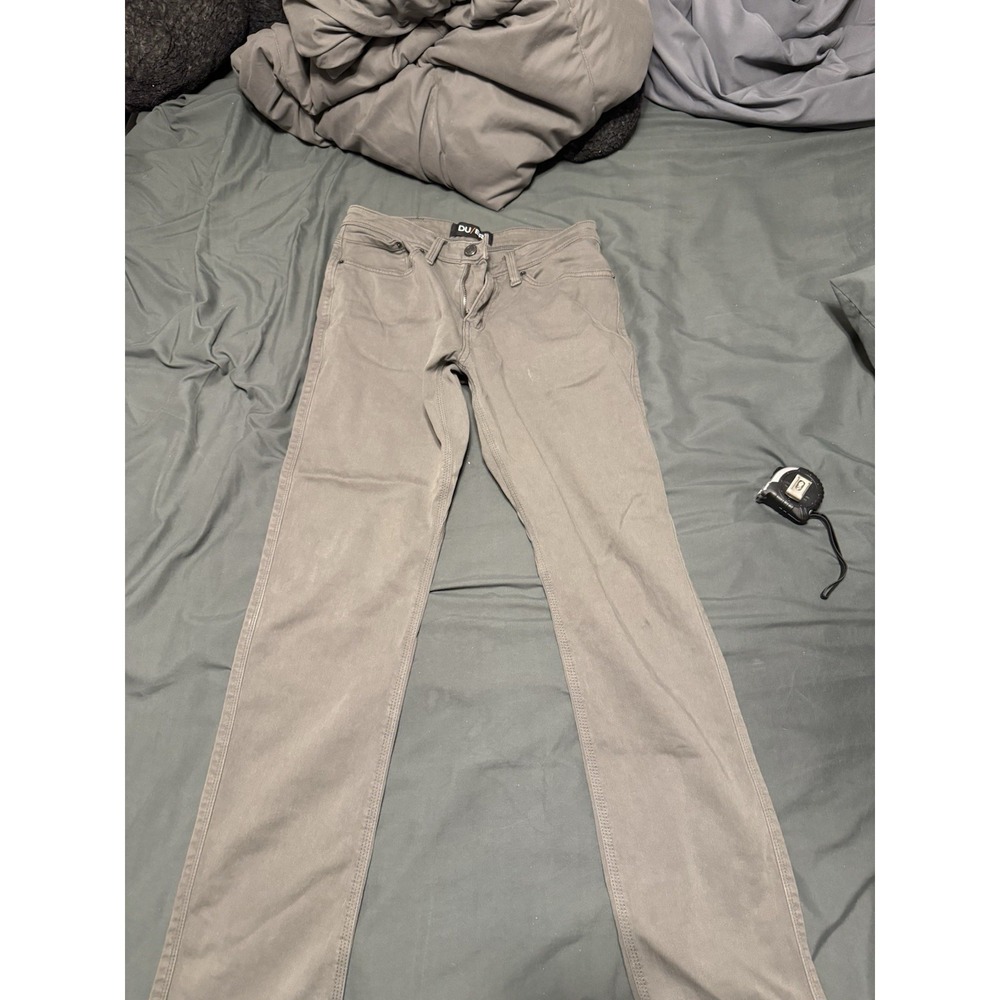 DU/ER Mens Pants 30x32 N2X Relaxed Taper Olive Jeans DUER